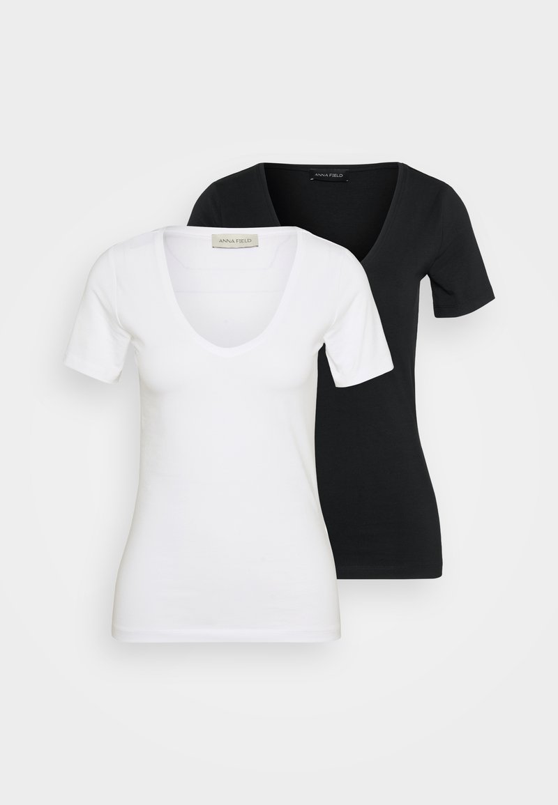 Anna Field Tall T-shirt basic zwart