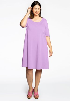 KURZARM - Jerseykjole - light purple