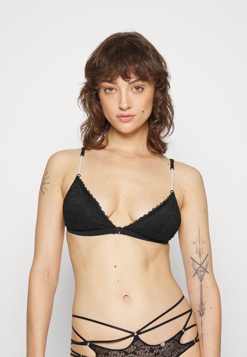 LASCANA - BRALETTE - Sutien triunghi - black, Extindeți