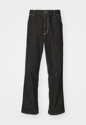 SIMPLE PANT - Jeans baggy - black one wash