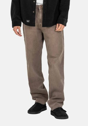SOLID - Jeans Straight Leg - dirty sand