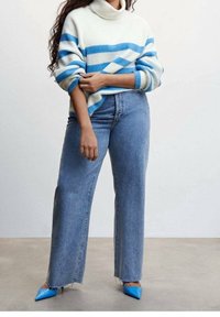 Mango Strickpullover - dark blue