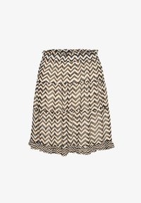 Selected, black zig zag print