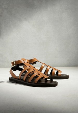 Next, REGULAR FIT - N. PREMIUM GLADIATOR SANDALS . - Sandale - tan brown