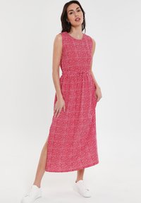 Threadbare THB HOPPER MIDI  - Jurk - red spot