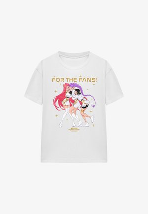 NETFLIX, KPOP DEMON HUNTERS HUNTRIX GOLDEN GROUP - Print T-shirt - white