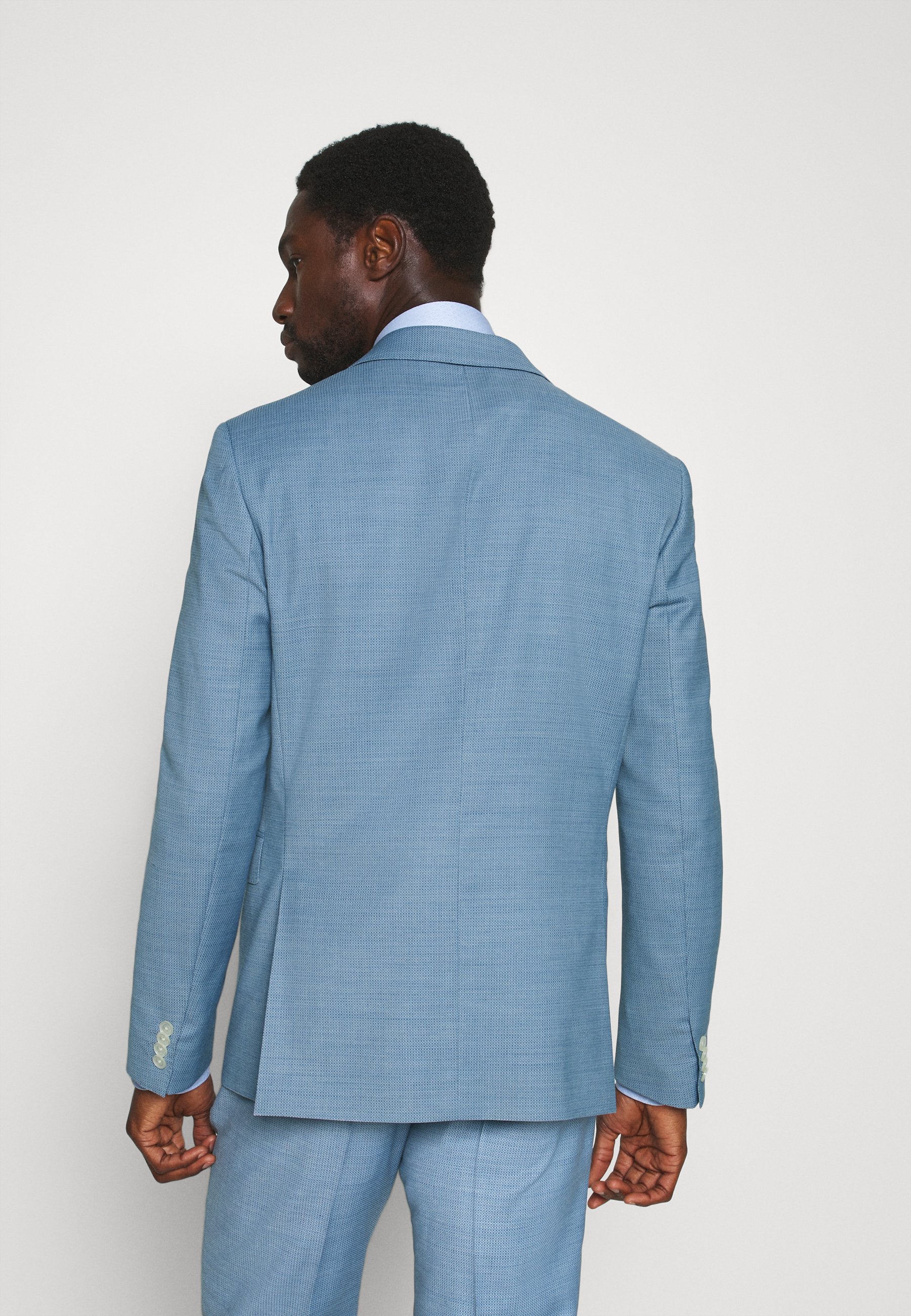 tommy hilfiger light blue suit