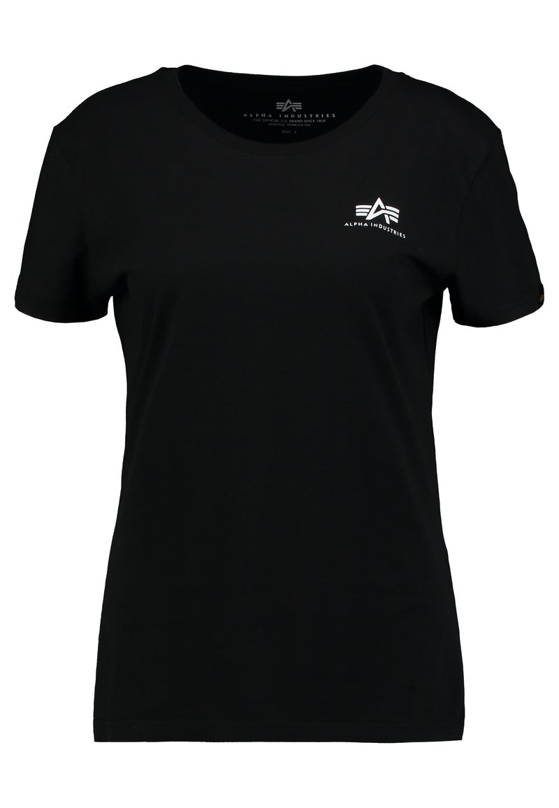 売れ筋商品|||アルファインダストリーズ Tシャツ レディース トップス BASIC T SMALL LOGO - Basic T-shirt - black Basic Small Logo T-Shirt Women | Alpha Industries