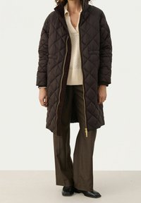 Part Two Abrigo de invierno - dark brown