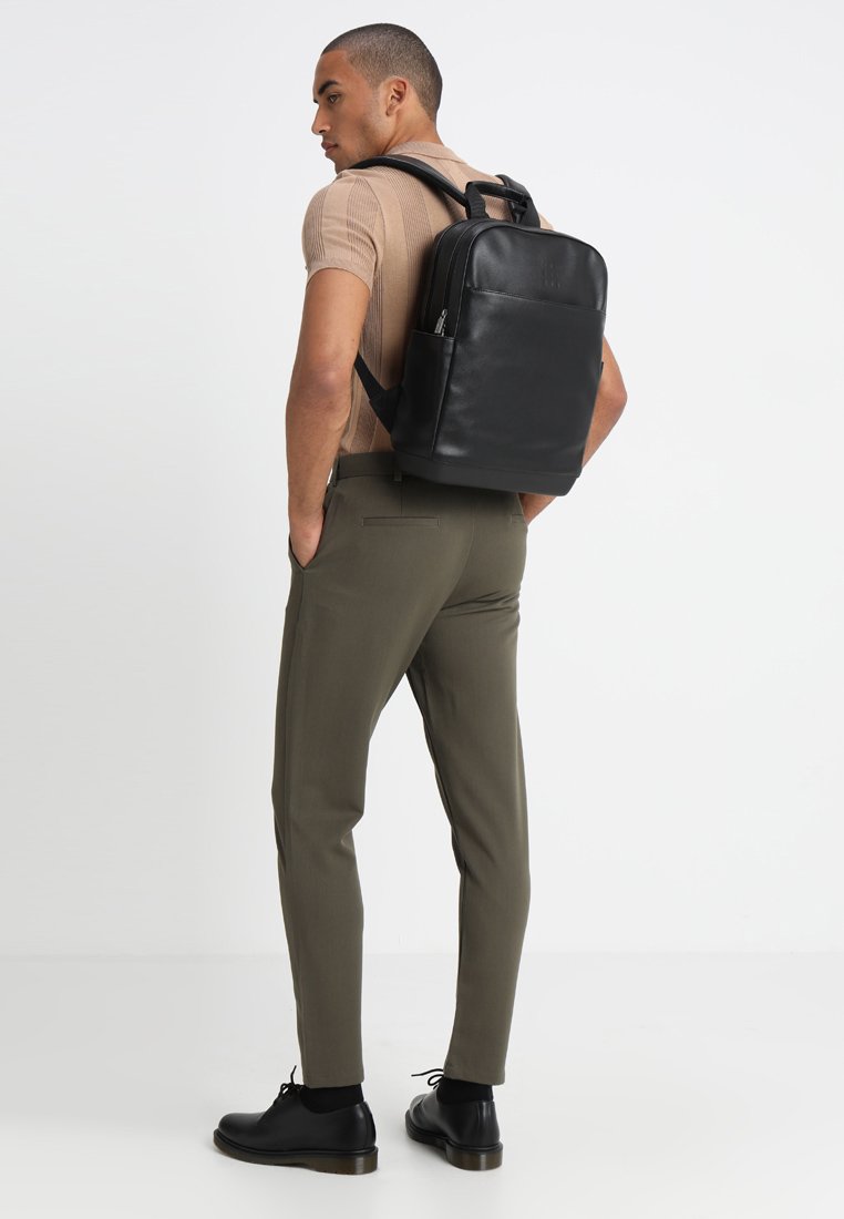 alluvione Patata fritta Bambola di peluche zaino moleskine pelle uomo