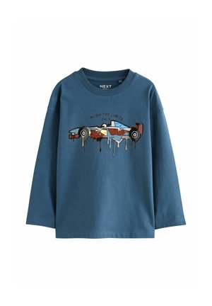 Next, REGULAR FIT - LONG SLEEVE GRAPHIC T-SHIRT - Long sleeved top - navy