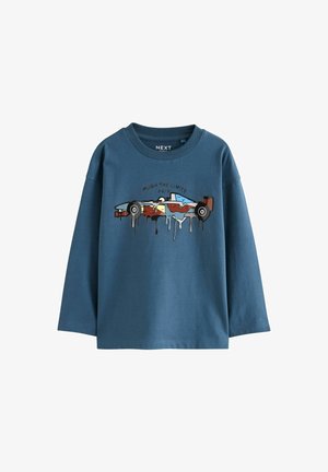 Next, REGULAR FIT - LONG SLEEVE GRAPHIC T-SHIRT - Langærmet T-shirt - navy