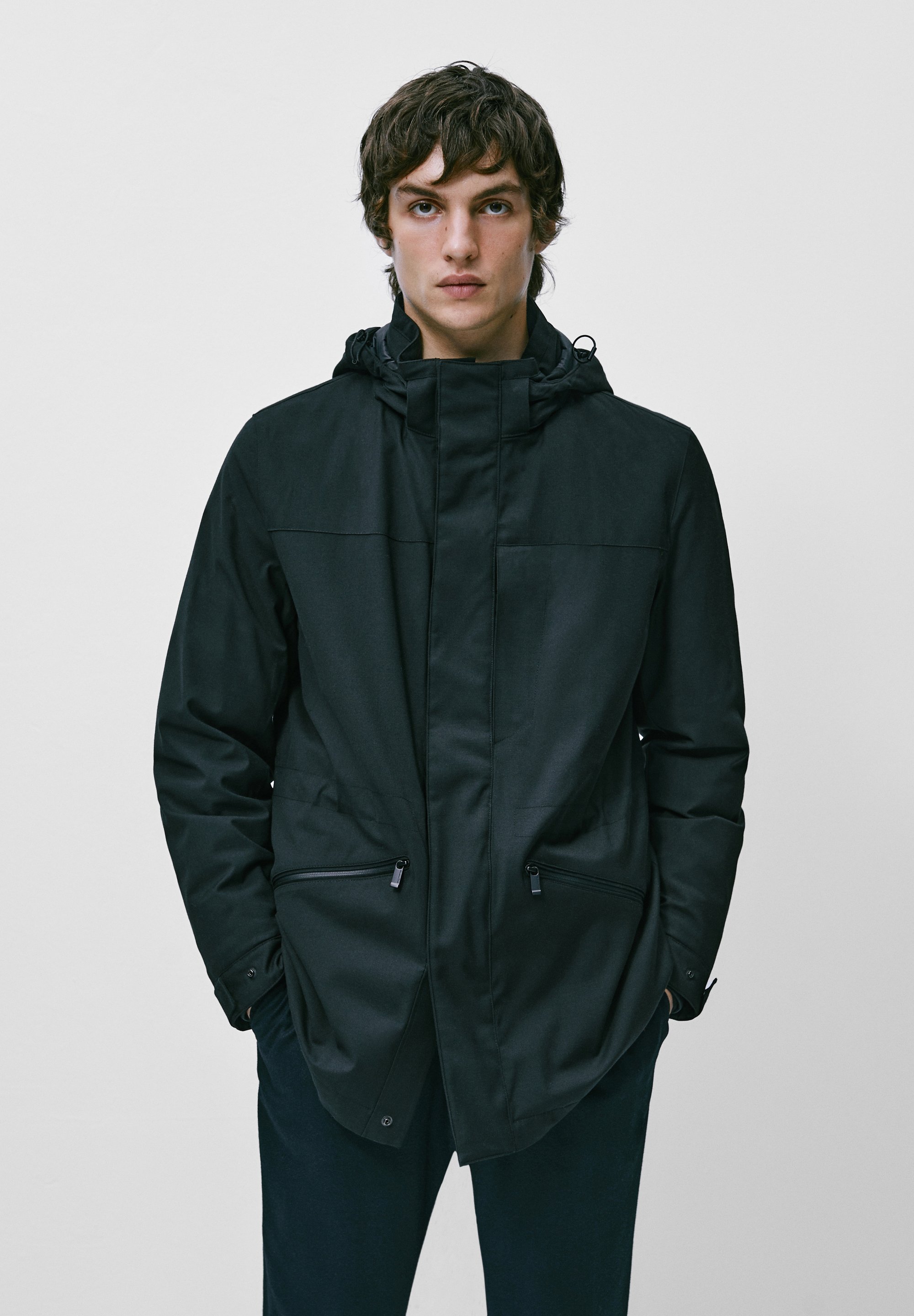 Massimo Dutti Technical Jacket With Pockets