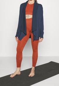 Athleta Mikina na zip - dark blue