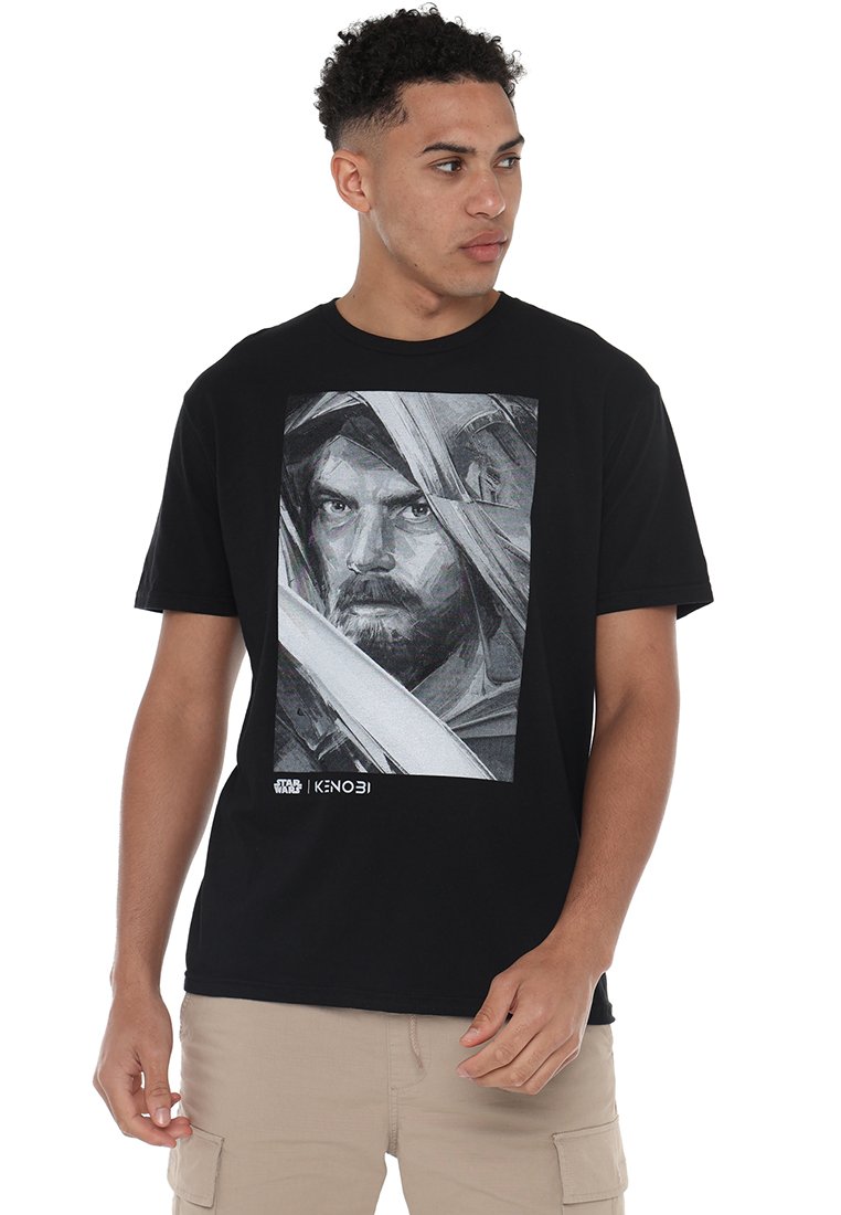 Star Wars T-shirt print zwart