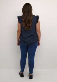 Kaffe Curve DAHLIE SMOCK - Palaidinė - midnight marine