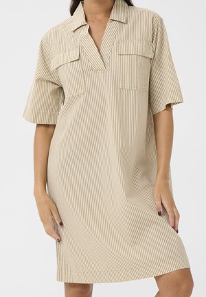 Kaffe, Robe chemise - beige
