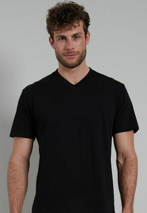 6ER PACK - Basic T-shirt - x schwarz