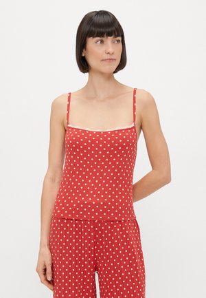 POINTELLE CAMI - Haut de pyjama - red