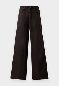BRYNN DRAWSTRING TROUSER - Tygbyxor - chocolate/brown