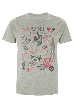 DNCA REBEL QUEEN - T-shirts print - melange grey