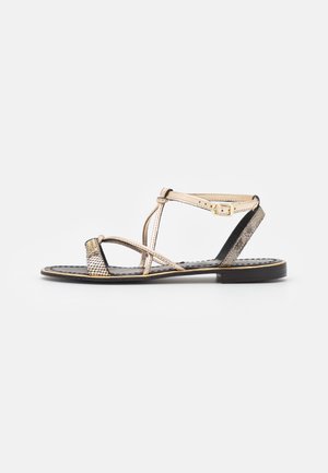 HIRONBLA - Sandalen - noir/or