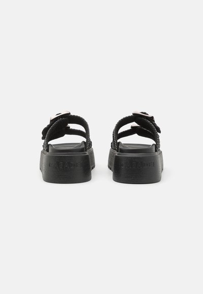 Casadei BIRKY - Natikače na petu - dei/nero