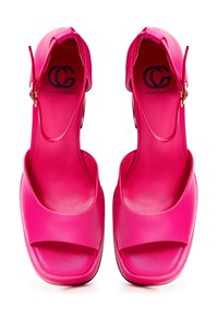 Cesare Gaspari Plateausandalette - fushia