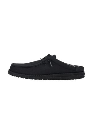 WALLY SLIP STRETCH CANVAS - SLIP-ONS - Ciabattine - black black