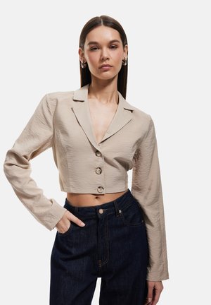 CROP - Blusa - beige