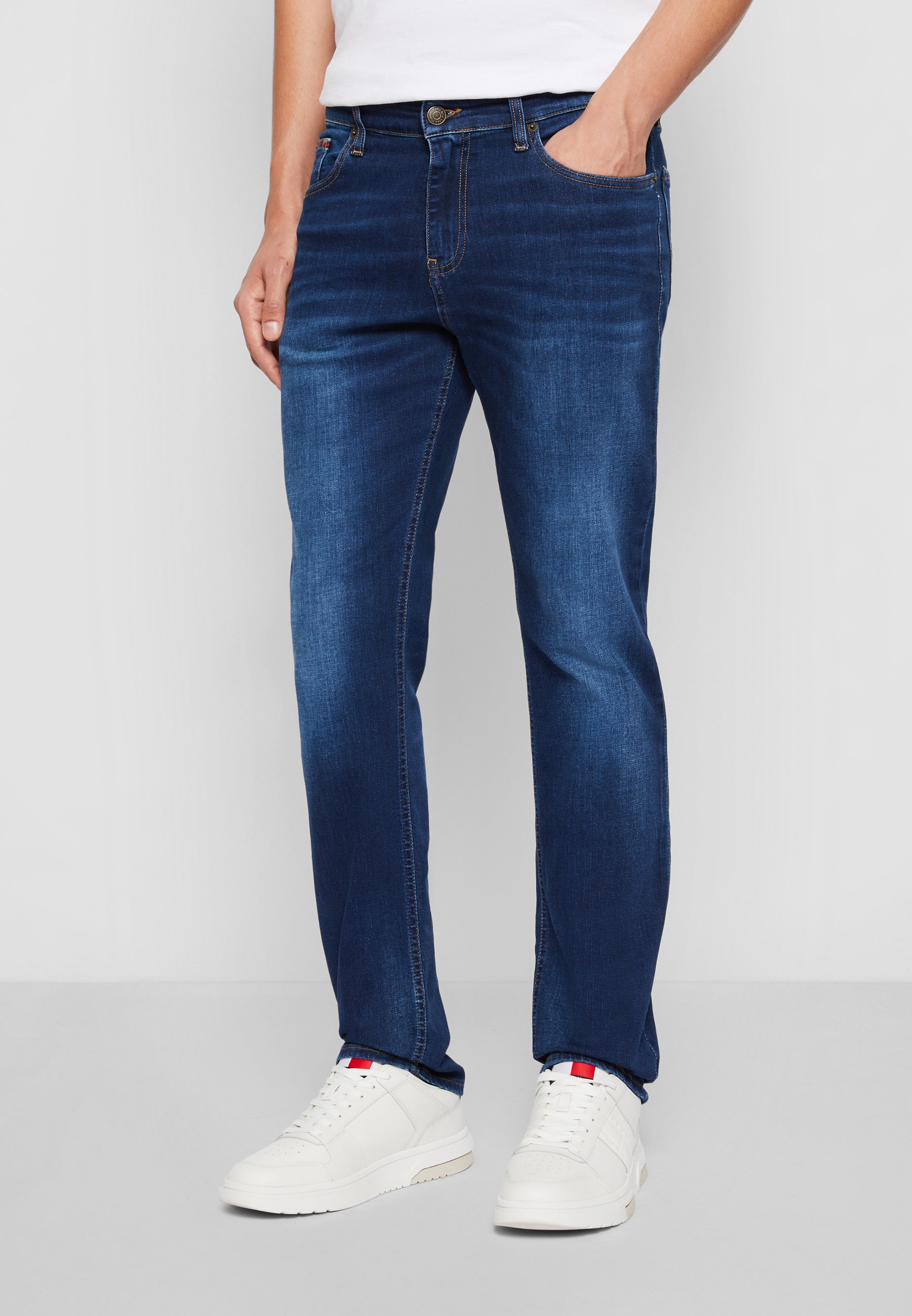 Tommy Jeans RYAN - Blugi loose fit - aspen dark blue stretch