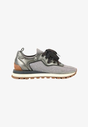 Brunello Cucinelli, GLITTER TRAINERS MULTICOLOUR - Baskets basses - grey light brown