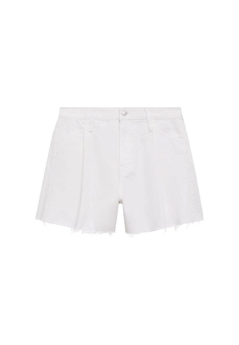 Mango Jeansshort wit