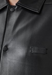 AllSaints ARLINGTON  - Nahkatakki - black