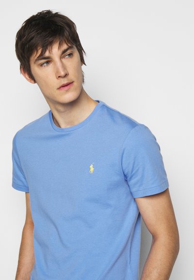Polo Ralph Lauren CUSTOM SLIM FIT JERSEY CREWNECK T-SHIRT - T-shirt básica - cabana blue