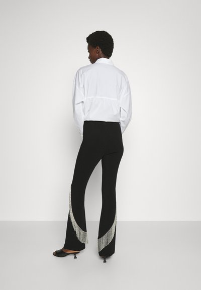 Cinq à Sept LUCYNDA PANT - Pantaloni - black/silver
