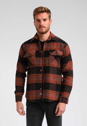 Gabbiano, CHECKED - Lichte jas - rusty red