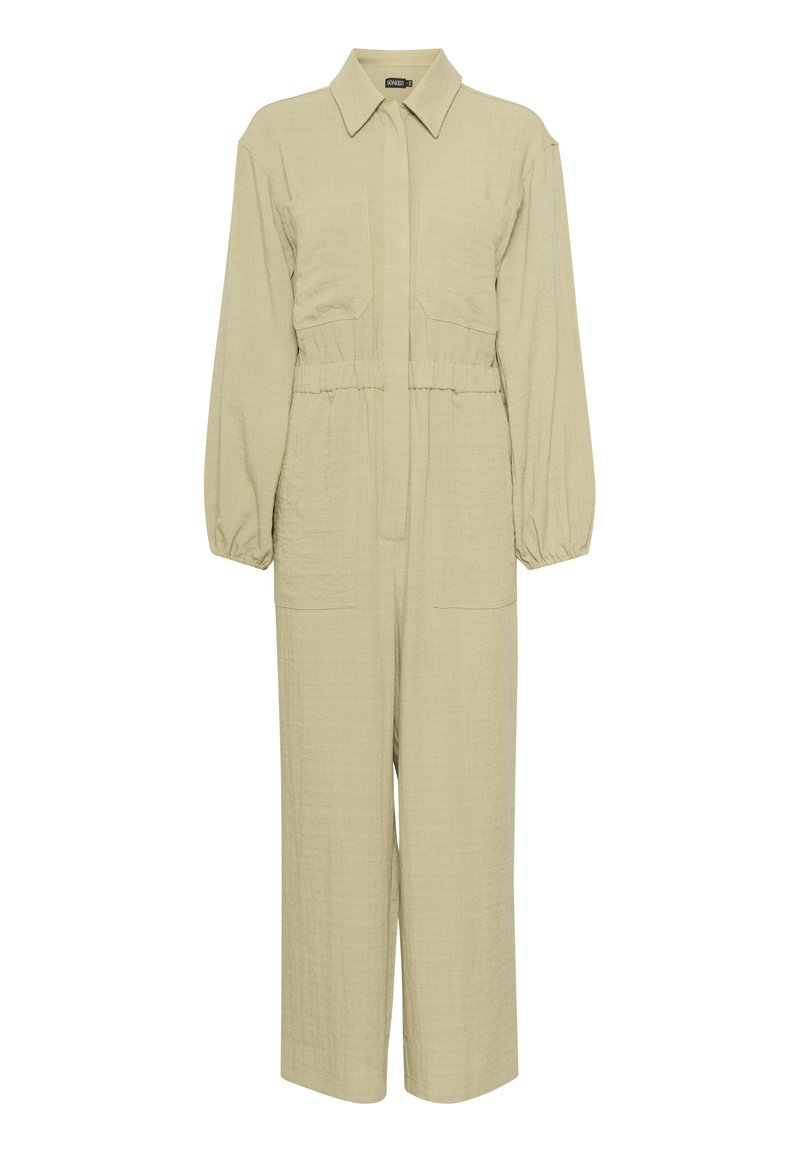 Soaked in Luxury Jumpsuit beige