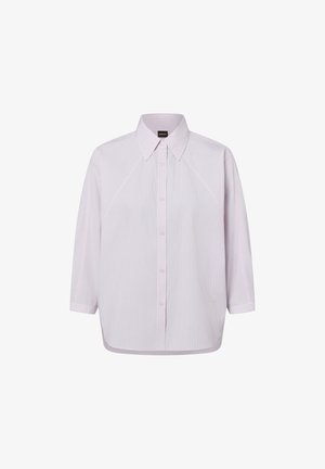 BOSS, Overhemdblouse - flieder weiß