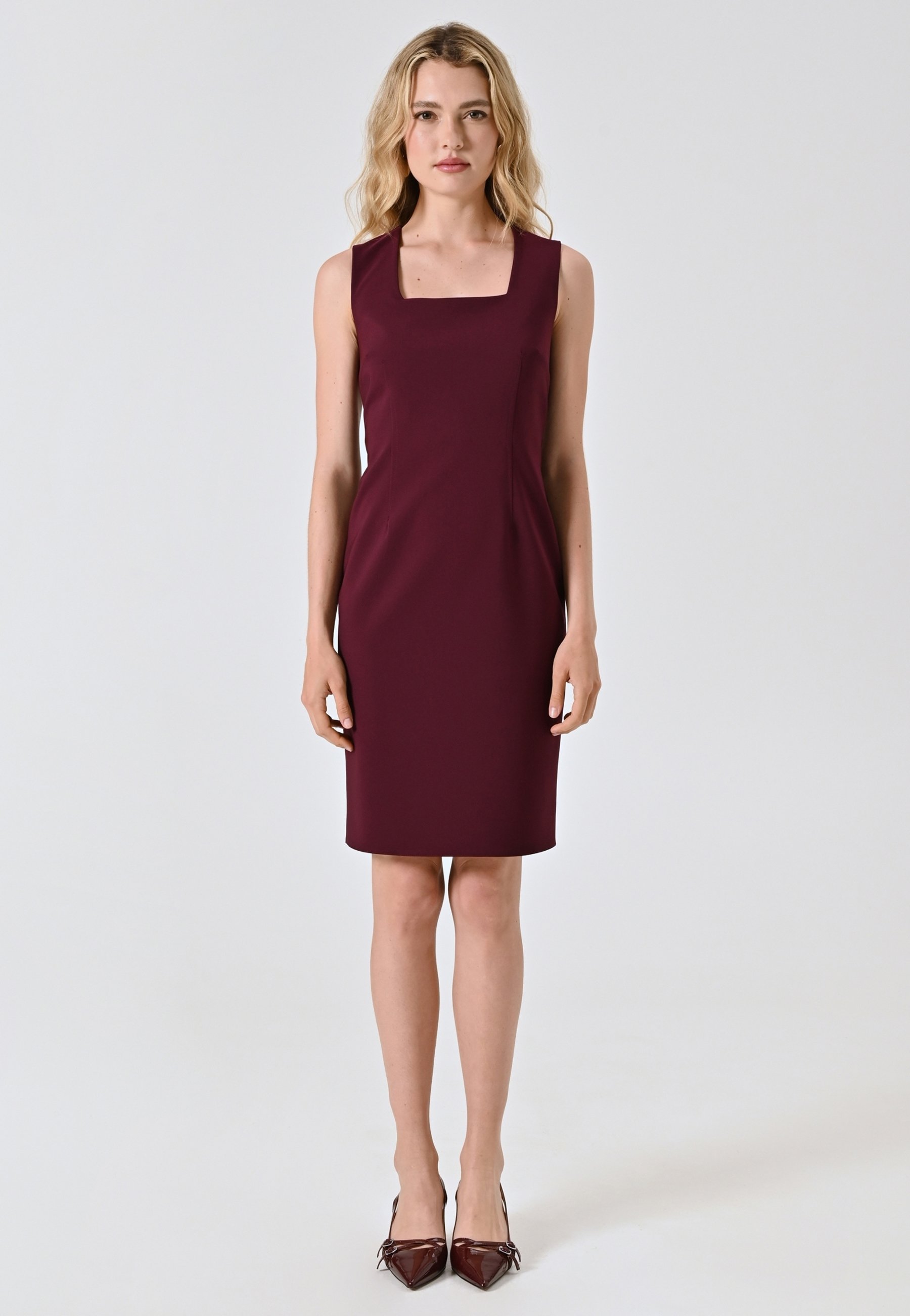 Rinascimento Tubino Abito Rosso Tubino Rinascimento Tubino Red