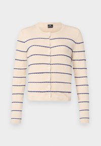 WOMENS BUTTON THROUGH CARDIGAN  - Cardigan - white / blue