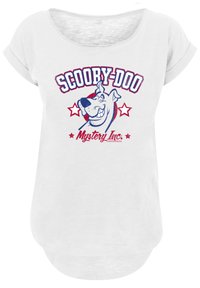 F4NT4STIC SCOOBY DOO COLLEGIATE MYSTERY INC - T-shirts med print - white