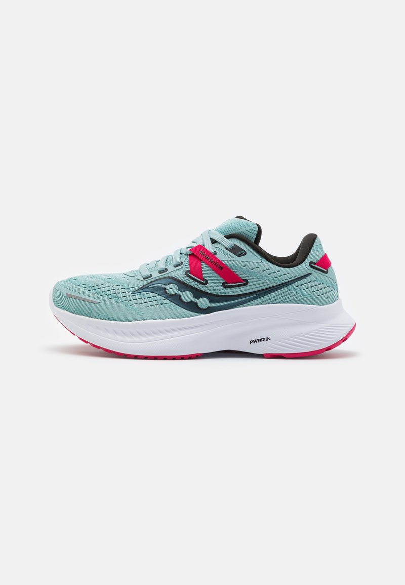 Saucony GUIDE 16 Stability running shoes mineral/rose/light blue