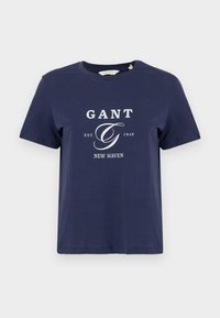REG GRAPHIC - T-shirt con stampa - evening blue