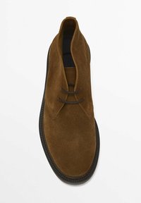 Massimo Dutti Bottines à lacets - dark brown