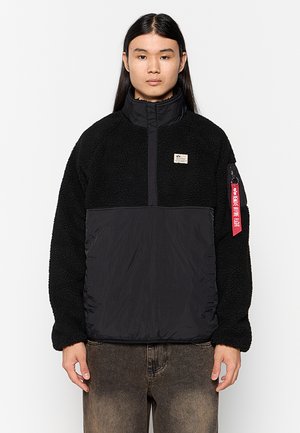 Fleecepullover - black