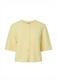 PCSILLY O-NECK - Gilet - pale banana