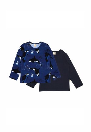 2PACK - Long sleeved top - dark blue