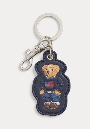 Polo Ralph Lauren, POLO BEAR LEATHER KEY FOB UNISEX - Nøgleringe - newport navy