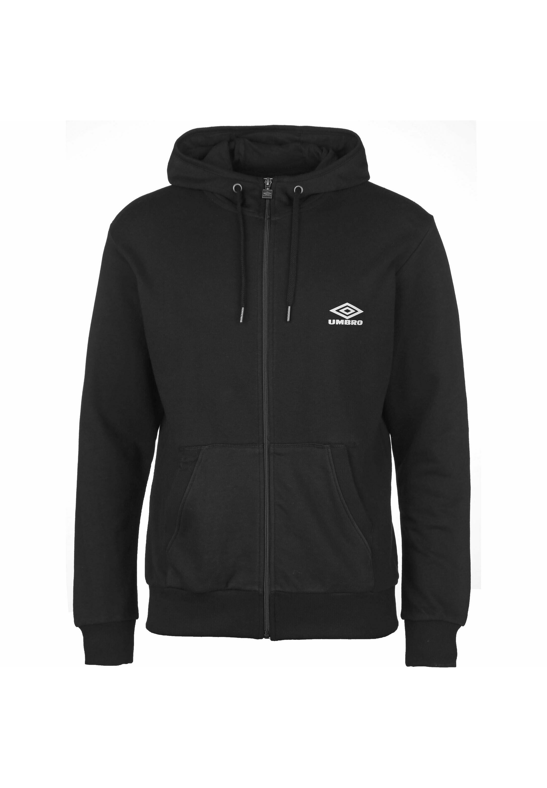 Umbro DIAMOND ZIP - Sudadera con cremallera - black lunar rock/negro -  Zalando.es